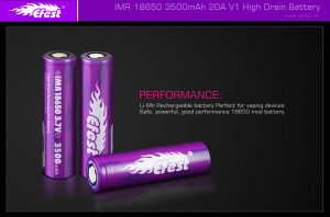 Efest IMR 20amp 3500mah