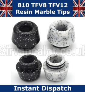 Resin Marble Look 810 Drip Tip TFV8 Alien etc